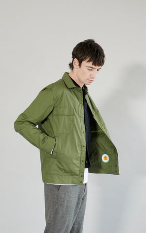 Ripstop Waxed Light jacket | Olive Green Cycle Jacket