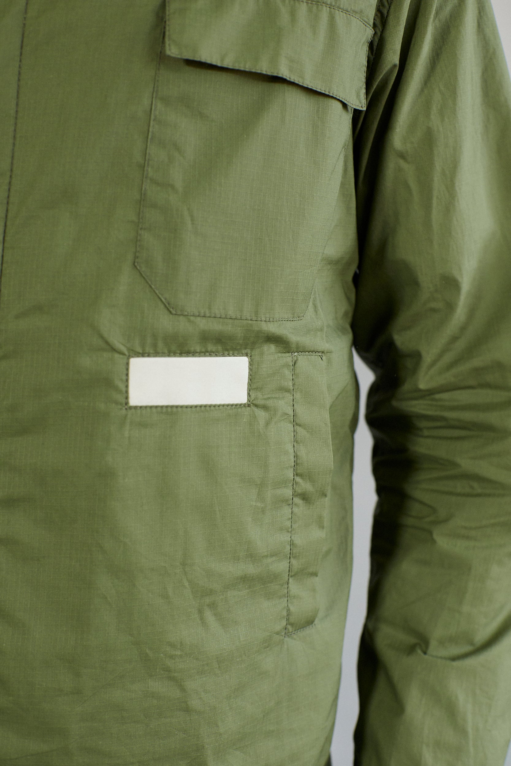 Ripstop Waxed Light jacket | Olive Green Cycle Jacket