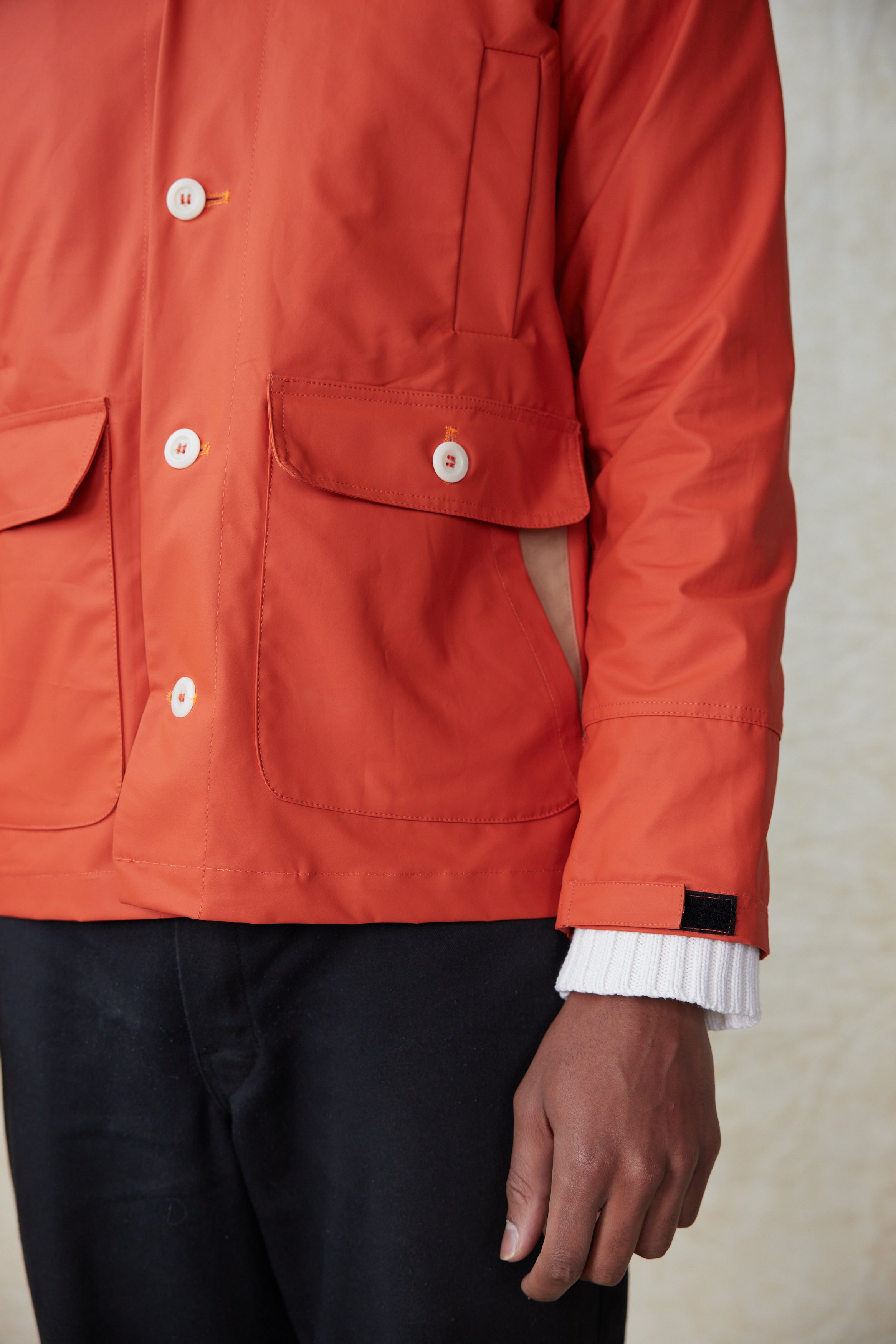 Waterproof Signature Jacket - Orange