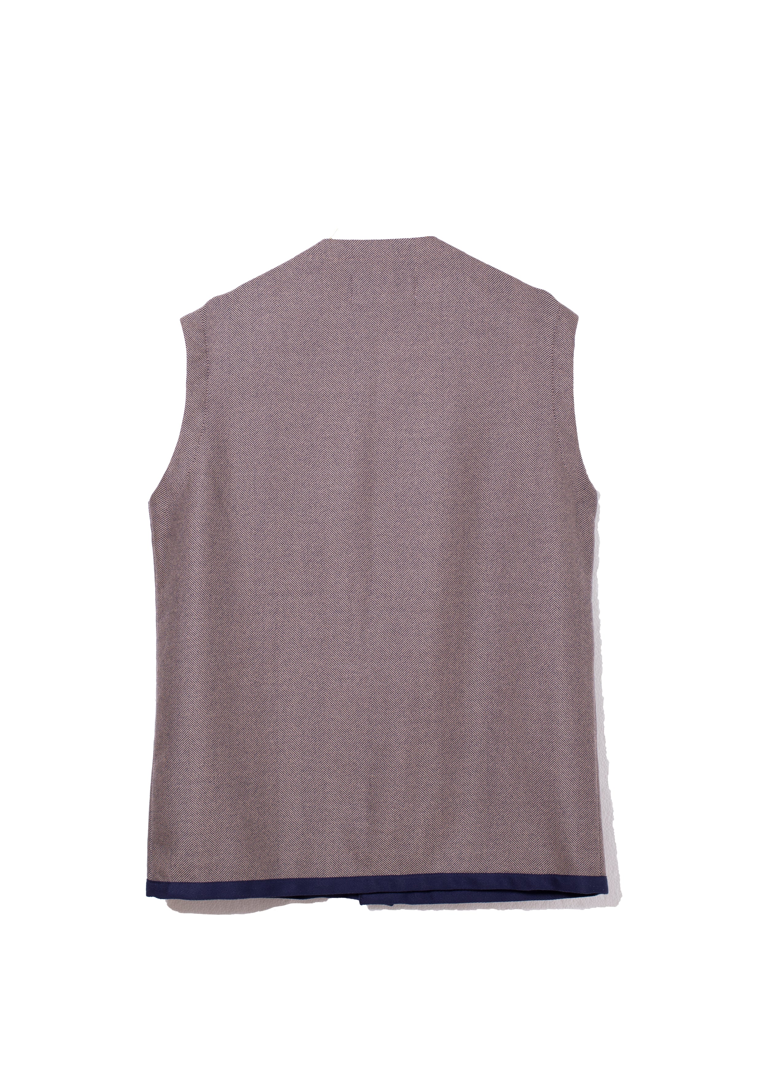 Wool Over Vest - Herringbone Tweed – BEE Outerwear